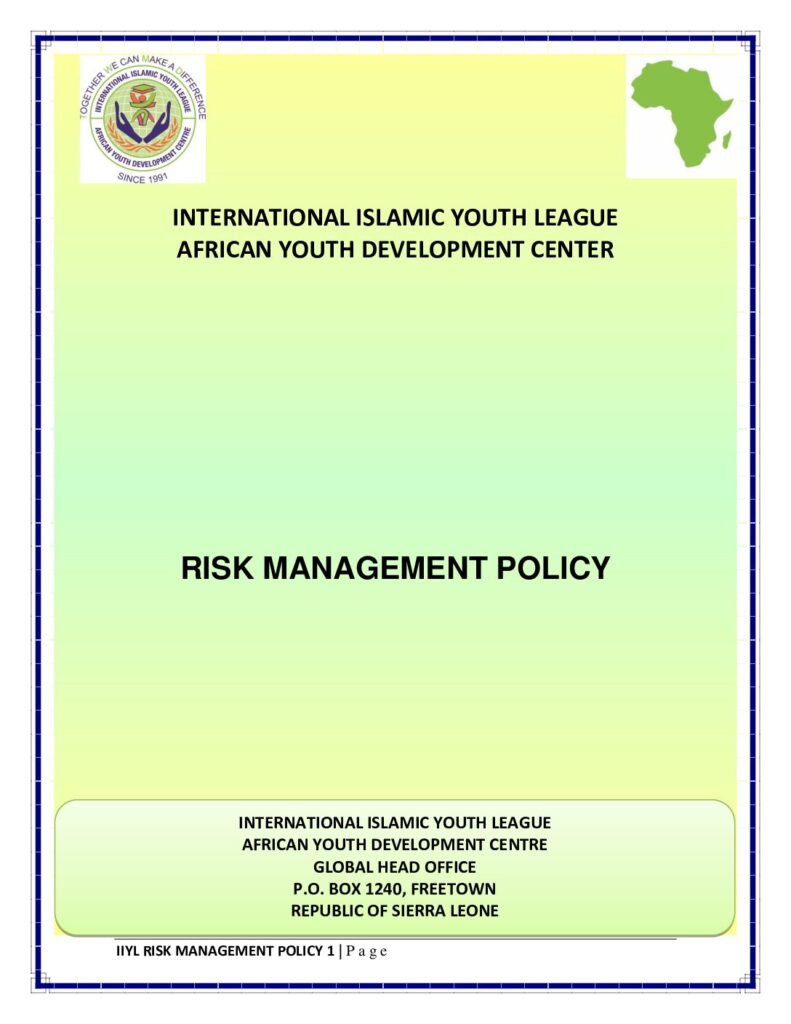 thumbnail of IIYL RISK MANAGEMENT POLICY